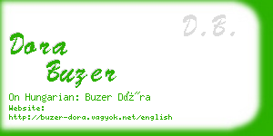 dora buzer business card